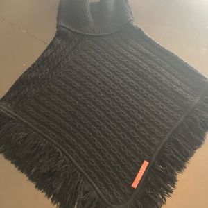 Black Prada poncho
